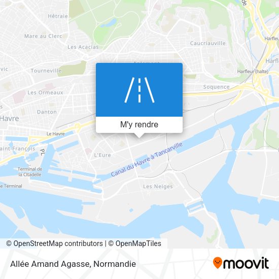 Allée Amand Agasse plan