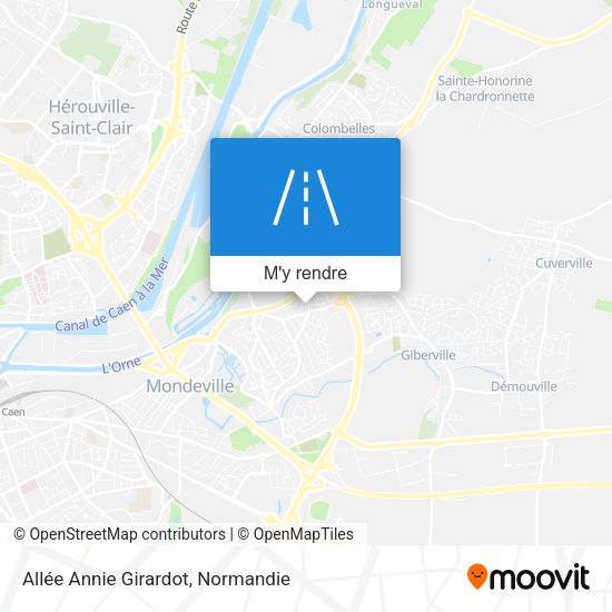 Allée Annie Girardot plan