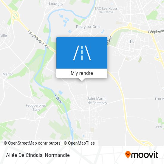 Allée De Cindais plan