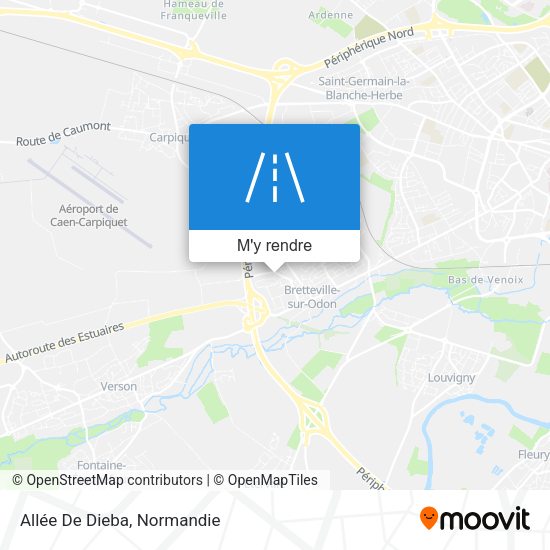 Allée De Dieba plan