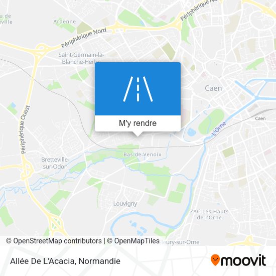 Allée De L'Acacia plan
