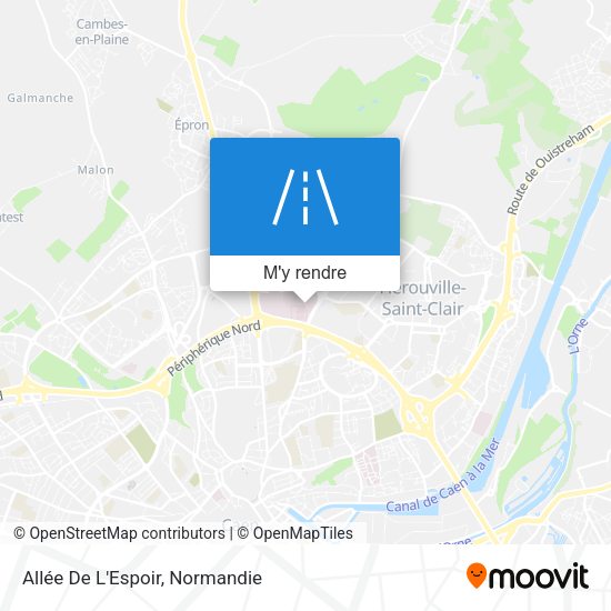 Allée De L'Espoir plan