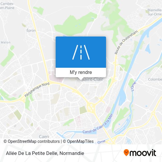 Allée De La Petite Delle plan
