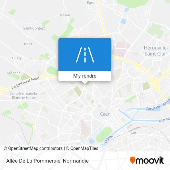 Allée De La Pommeraie plan