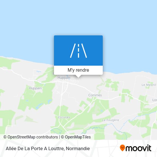 Allée De La Porte A Louttre plan