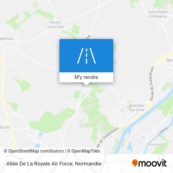 Allée De La Royale Air Force plan