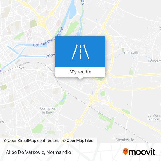 Allée De Varsovie plan