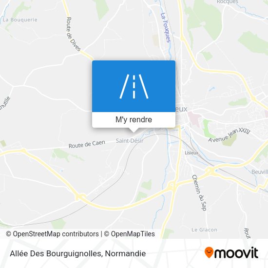 Allée Des Bourguignolles plan