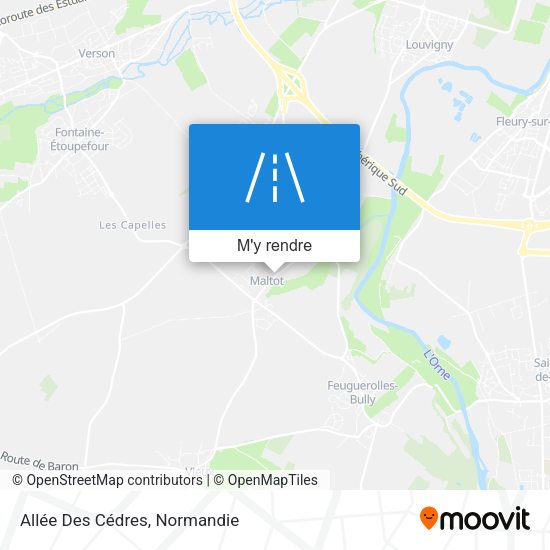 Allée Des Cédres plan