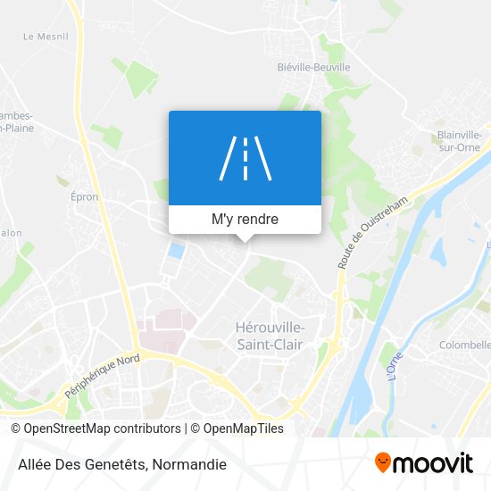 Allée Des Genetêts plan