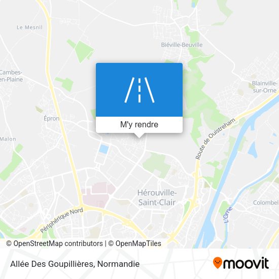 Allée Des Goupillières plan