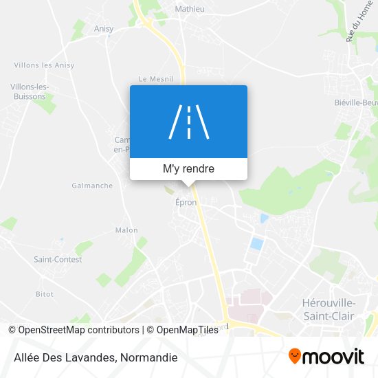 Allée Des Lavandes plan