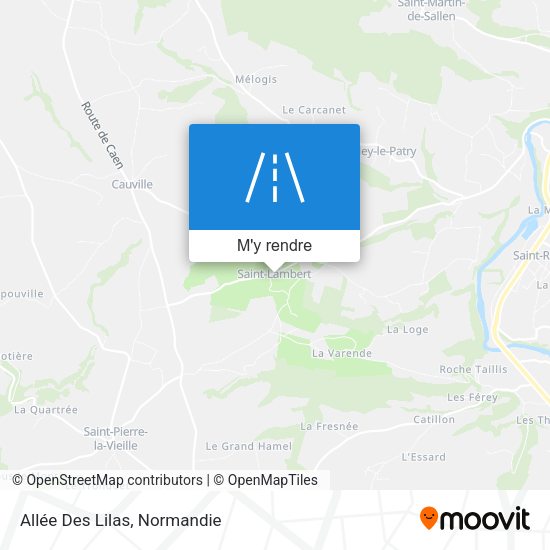 Allée Des Lilas plan