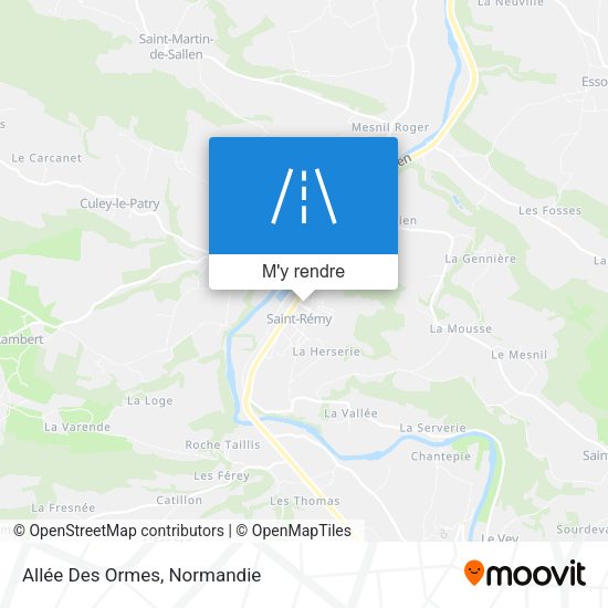 Allée Des Ormes plan