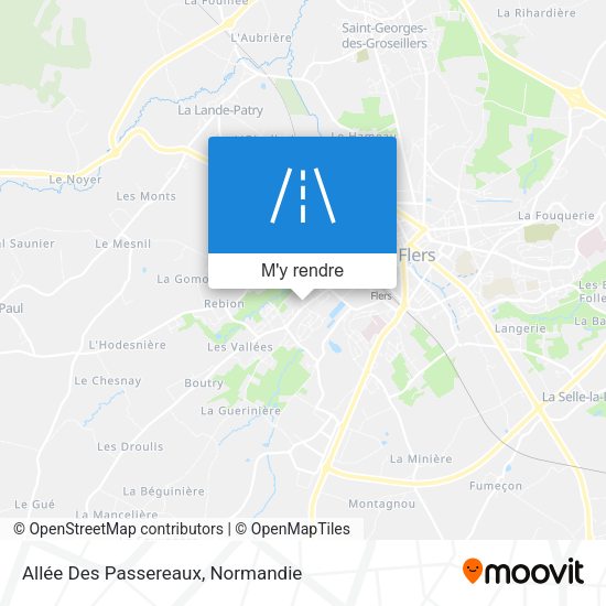 Allée Des Passereaux plan