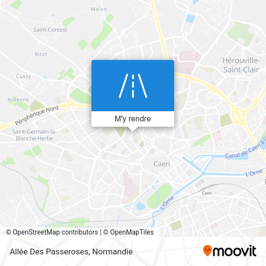 Allée Des Passeroses plan