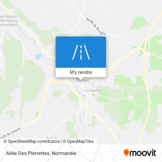 Allée Des Pierrettes plan