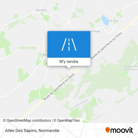 Allée Des Sapins plan