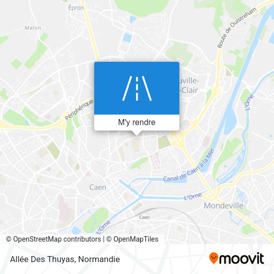 Allée Des Thuyas plan