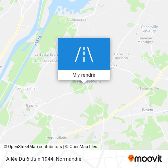 Allée Du 6 Juin 1944 plan
