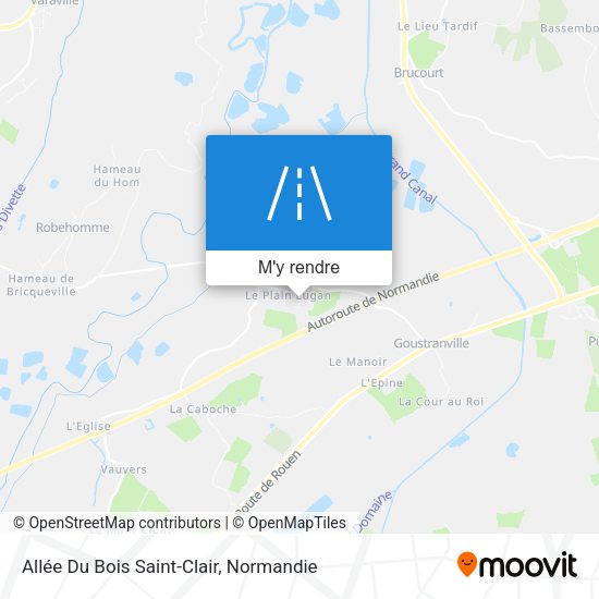 Allée Du Bois Saint-Clair plan