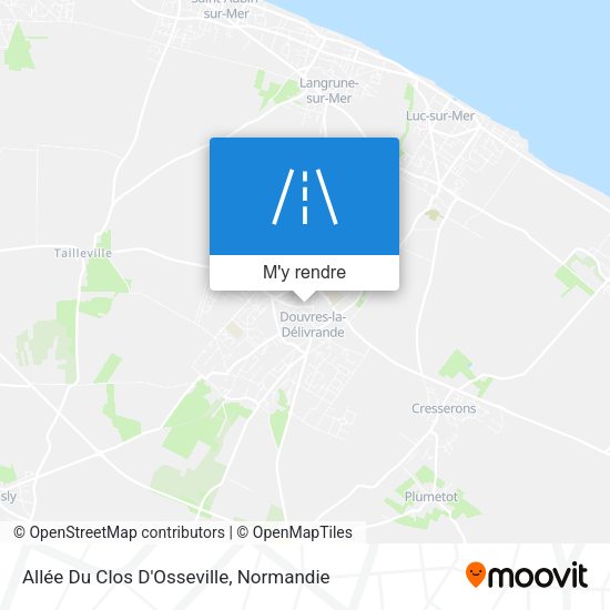 Allée Du Clos D'Osseville plan