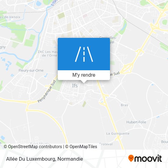 Allée Du Luxembourg plan