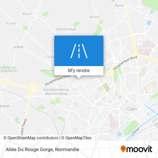 Allée Du Rouge Gorge plan