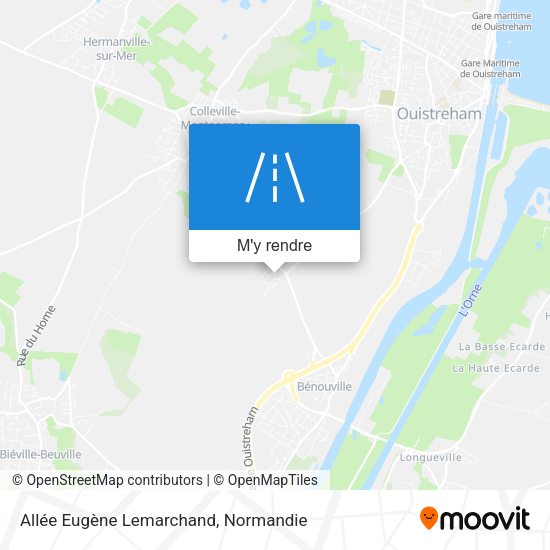Allée Eugène Lemarchand plan