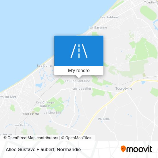 Allée Gustave Flaubert plan