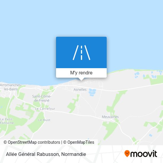 Allée Général Rabusson plan