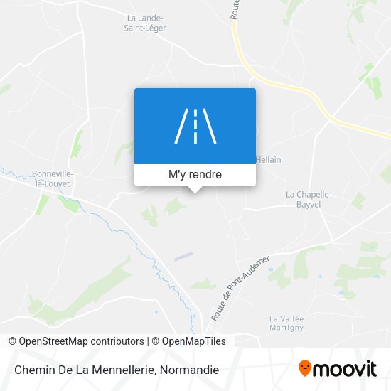 Chemin De La Mennellerie plan