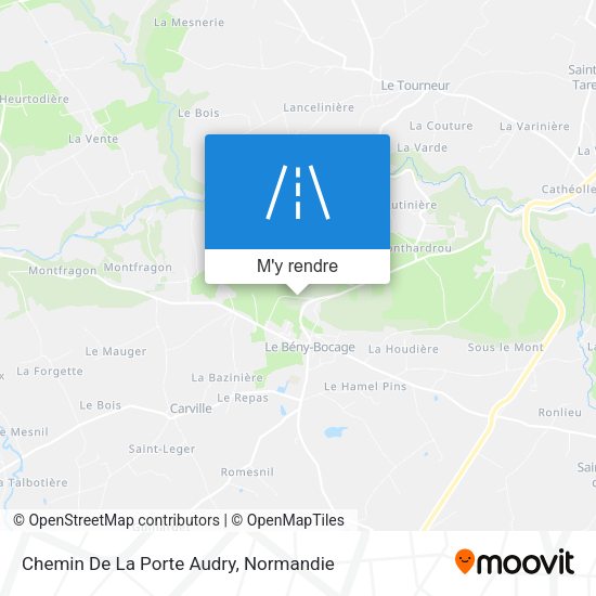 Chemin De La Porte Audry plan