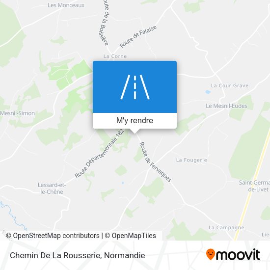 Chemin De La Rousserie plan