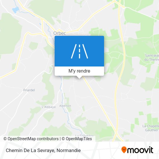 Chemin De La Sevraye plan