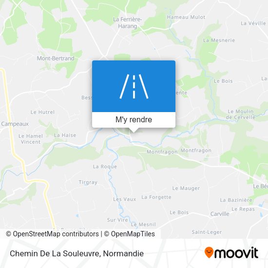 Chemin De La Souleuvre plan
