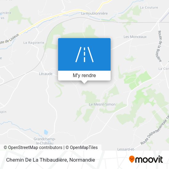 Chemin De La Thibaudière plan