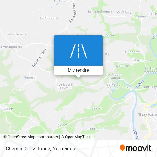 Chemin De La Tonne plan
