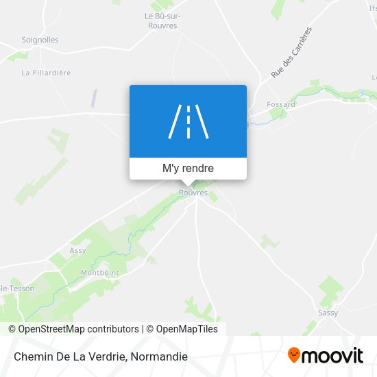 Chemin De La Verdrie plan
