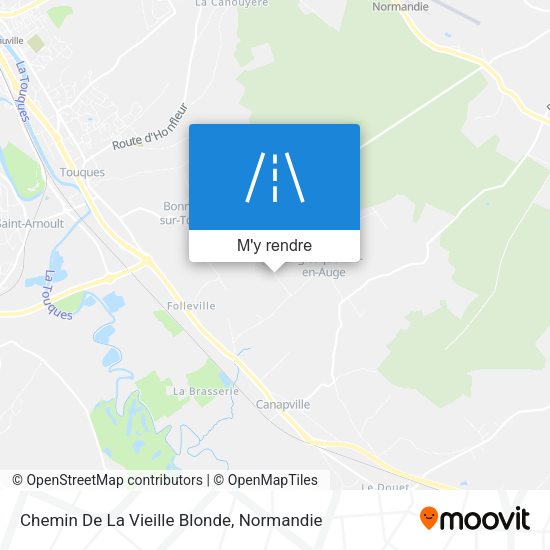 Chemin De La Vieille Blonde plan
