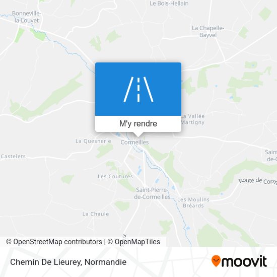 Chemin De Lieurey plan