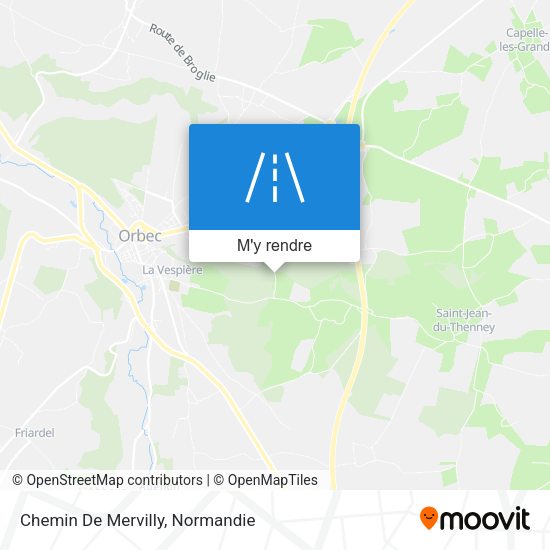 Chemin De Mervilly plan