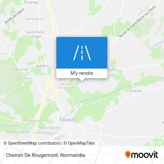 Chemin De Rougemont plan