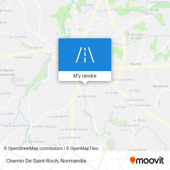 Chemin De Saint-Roch plan