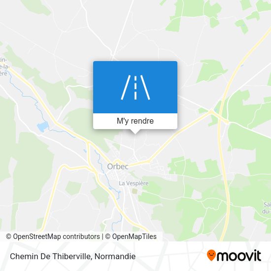 Chemin De Thiberville plan