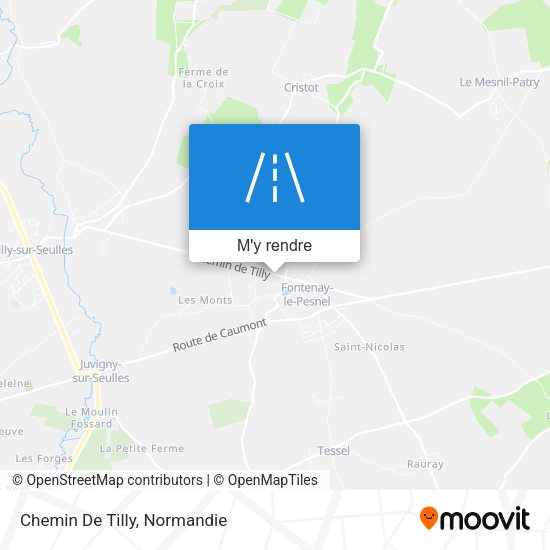 Chemin De Tilly plan