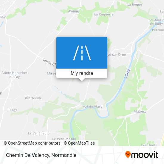 Chemin De Valency plan