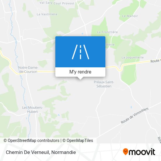 Chemin De Verneuil plan