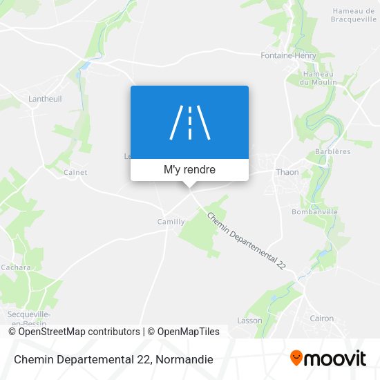Chemin Departemental 22 plan