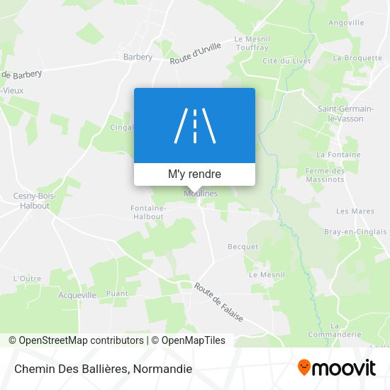 Chemin Des Ballières plan